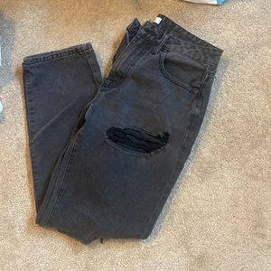 Forever 21 destroyed mom jeans